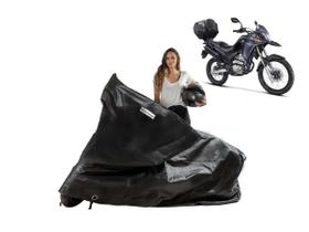 Capa Protetora Moto Honda XRE 300 com Baú