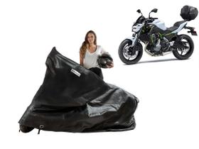 Capa Protetora Moto Kawasaki Z 650 RS com Baú