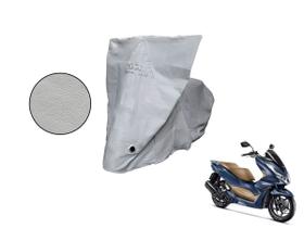 Capa Protetora Moto Sol Chuva Honda PCX 150/ 160 Cinza