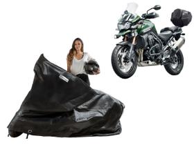Capa Protetora Moto Triumph Tiger 1200 XCA com Baú /Bauleto Capa Protetora Moto Triumph Tiger 1200 XCA com Baú /Bauleto