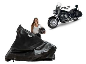 Capa Protetora Moto Yamaha Midnight Star 950 com Baú