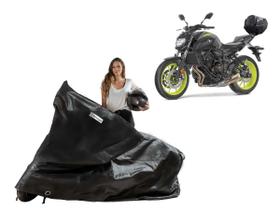 Capa Protetora Moto Yamaha MT03 MT07 MT09 com Baú /Bauleto