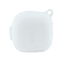 Capa Protetora Nerdcase Compatível com Samsung Galaxy Buds 2, Fe, Live, Pro, Silicone, Branco