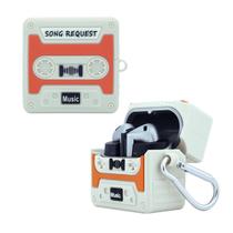 Capa Protetora Nerdcase Compatível com Samsung Galaxy Buds 3, Buds 3 Pro, Buds3 Fe, Fita Cassete