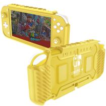 Capa protetora Nintendo Switch Lite KIWIHOME Yellow TPU