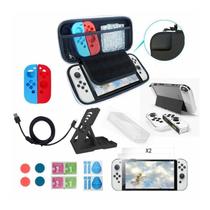 Capa protetora Nintendo Switch OLED, pacote completo com acesso.