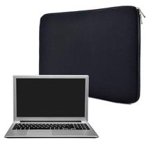 Capa Protetora P/ Notebook Laptop Slim C/ Zíper Duplo Design Minimalista Antirriscos Costura Resistente Case