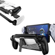 Capa Protetora P/ Playstation Portal C/ Stand Case Tpu+Pc Proteção Suporte Console Portátil Antiderrapante Anti-queda