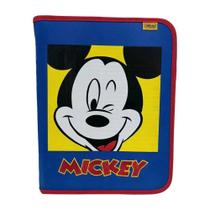 Capa Protetora Para Agenda Caderno Com Zíper escolar Mickey Capa Protetora Para Agenda Caderno Com Zíper escolar Mickey