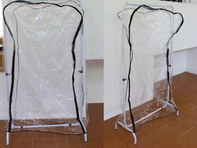 Capa Protetora Para Arara De Roupas 1,00x1,80x0,60 Capa Protetora Para Arara De Roupas 1,00x1,80x0,60