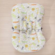 Capa Protetora para Bebê Conforto Estampada Safari Caqui AVM Enxovais