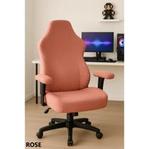 Capa Protetora Para Cadeira Gamer Luxo Matelada Ajustável Antipoeira Várias Cores Encaixe Perfeito E