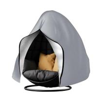 Capa Protetora Para Cadeira Suspensa De Pátio, Impermeável, Resistente Ao Vento, Com Zíper, Protetor