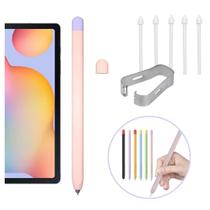 Capa Protetora Para Caneta S-Pen S6 Lite + 5Uni Ponta Extra