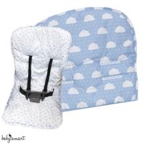 Capa protetora para carrinho de bebê Brubrelel Nuvem azul
