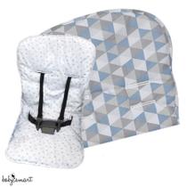 Capa protetora para carrinho de bebê Brubrelel Triângulo azul