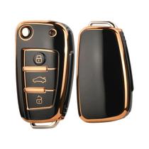 Capa Protetora Para Chave De Carro Audi A3 A4 A6 Q3 Q5 Q7 TT TPU, Suporte Para Chave Sem Fio