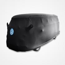 Capa protetora para cobrir carro kombi corujinha anti-poeira anti-riscos tecido cor preta capas lp Capa protetora para cobrir carro kombi corujinha anti-poeira anti-riscos tecido cor preta capas lp