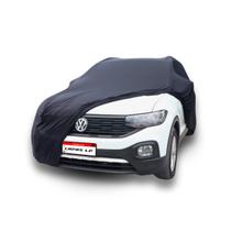 Capa protetora para cobrir carro suv vw t-cross anti-poeira anti-riscos tecido cor preta capas lp Capa protetora para cobrir carro suv vw t-cross anti-poeira anti-riscos tecido cor preta capas lp