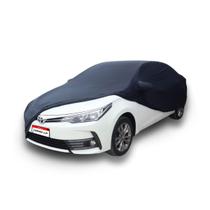 Capa protetora para cobrir carro toyota corolla anti-poeira anti-riscos tecido cor preta capas lp