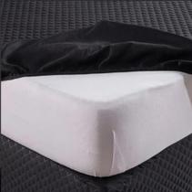 Capa Protetora para Colchão Box Casal Padrão Matelado Impermeável - Preto