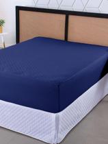 Capa Protetora Para Colchão Cama Casal Queen Impermeável Matelado Ultrassônico Com Elastico Serve Para Cama Box