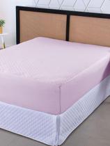 Capa Protetora Para Colchão Cama Casal Queen Impermeável Matelado Ultrassônico Com Elastico Serve Para Cama Box
