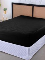 Capa Protetora Para Colchão Cama Casal Queen Impermeável Matelado Ultrassônico Com Elastico Serve Para Cama Box
