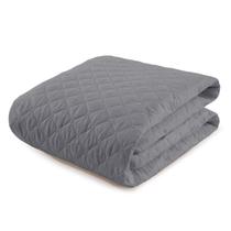 Capa Protetora Para Colchão Cama Solteiro Impermeável Matelado Ultrassônico Com Elastico Luxo - Cinza