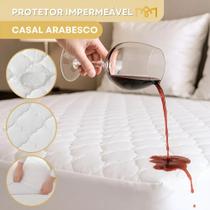 Capa Protetora Para Colchão Casal 400 Fios Impermeável Matel