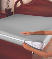 Capa Protetora para Colchão de Casal em Malha Gel 30cm Altura