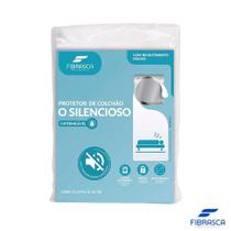 Capa Protetora Para Colchão Solteiro Impermeável Slip C/ Elástico Antiácaros - Fibrasca - 90cm X 1,90m