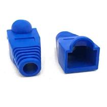 Capa Protetora Para Conector RJ45 CAT5E/CAT6 Azul
