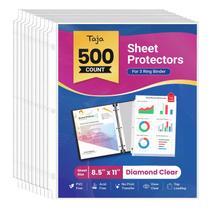 Capa Protetora para Folhas Taja 500 Unidades 8,5" x 11" Transparente Capa Protetora para Folhas Taja 500 Unidades 8,5" x 11" Transparente
