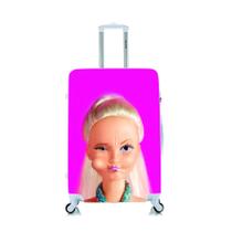 Capa Protetora Para Mala Viagem Personalizada Grande Barbie Pirulito - Criative Gifts