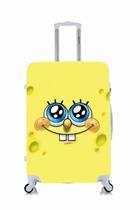 Capa Protetora Para Mala Viagem Personalizada Grande Bob Esponja Fofo