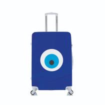 Capa Protetora Para Mala Viagem Personalizada Pequena Olho Grego