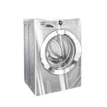 Capa Protetora Para Máquina de Lavar Roupa Com Abertura Frontal Transparente Zíper Adomes