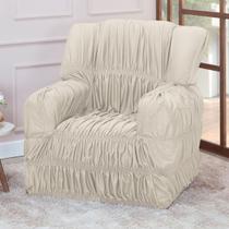 Capa Protetora para Poltrona do Papai 1 Lugar Elasticada Premium