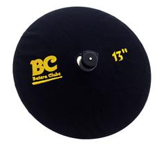 Capa Protetora para Pratos BC Signature Black 13 by Drummers em algodão que limpa e protege