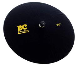 Capa Protetora para Pratos BC Signature Black 24 by Drummers em algodão que limpa e protege
