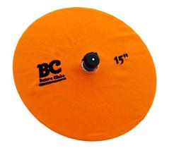 Capa Protetora para Pratos BC Signature Orange 15 by Drummers em algodão que limpa e protege