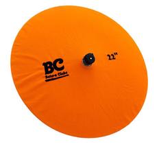 Capa Protetora para Pratos BC Signature Orange 22 by Drummers em algodão que limpa e protege