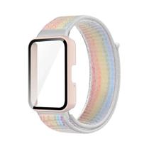 Capa Protetora Para Samsung Galaxy Fit 3 Kit De Pulseira De Nylon Capa De PC Vidro Protetor