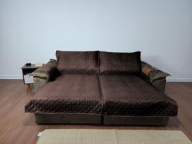 Capa Protetora para sofá-cama de 1,80m Com Suporte Para Copos de Braço Capa Protetora para sofá-cama de 1,80m Com Suporte Para Copos de Braço