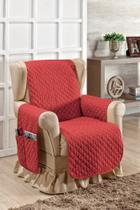 Capa Protetora Para Sofa Poltrona Do Papai Fatima Com Porta Objetos