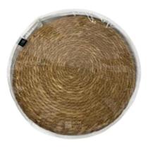 Capa Protetora para Sousplat Redondo Organização 12x45cm Cor:Transparente