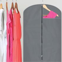 Capa Protetora para Terno ou Vestido com Visor Lateral e Ziper