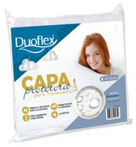 Capa Protetora Para Travesseiro Duoflex - Antiácaro - Impermeável c/ Zíper - Tecido Percal 100% Algodão