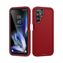 Capa Protetora Reforçada 3 Em 1 Anti-Queda Para Samsung Galaxy Série a A17 A07 A56 A36 A26 A16 A06